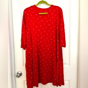 Cotton Modal tunic or dress by Gudrun Sjoden.